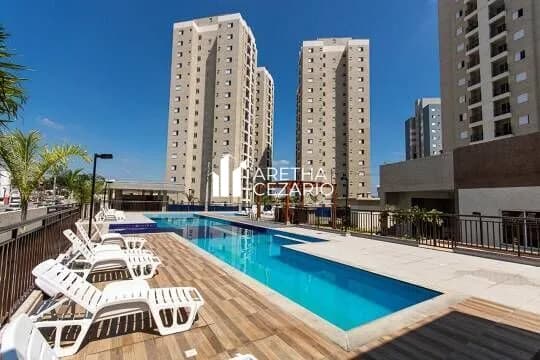 Apartamento mobiliado com 02 Dormitórios sendo uma suíte à venda, 56m² - Vila São Geraldo - Taubaté - SP