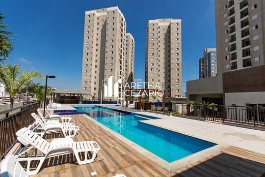 Apartamento mobiliado com 02 Dormitórios sendo uma suíte à venda, 56m² - Vila São Geraldo - Taubaté - SP