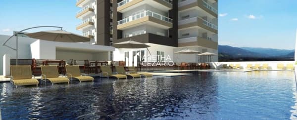 Apartamento Alto Padrão com 02 Dormitórios sendo uma suíte à venda, 101 m² por R$ 745.000,00 - Bosque Flamboyant - Taubaté/SP