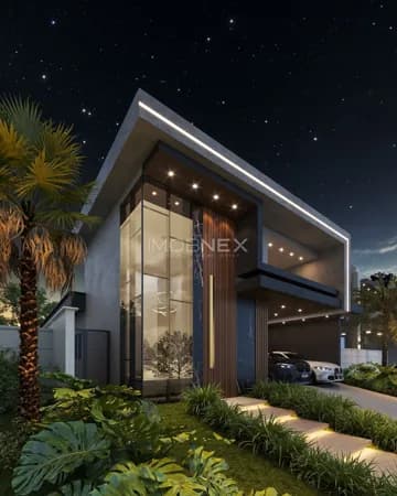 Casa em Condomínio plana na modalidade porteira fechada na Cidade Alpha com entrega pra setembro de 2026