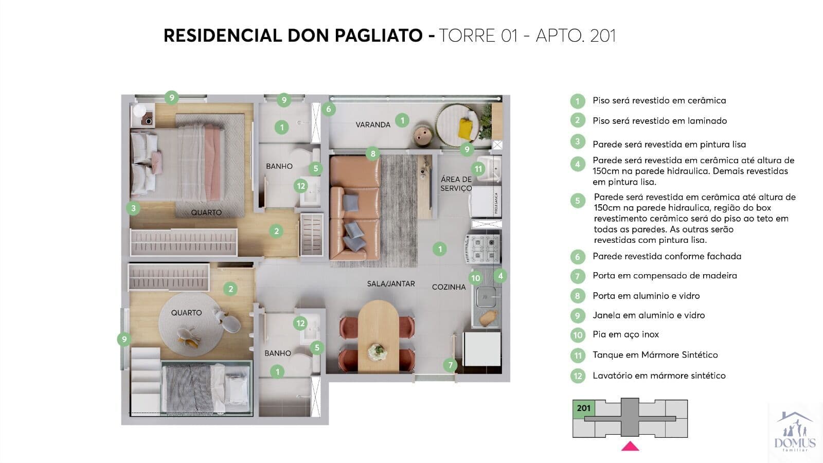 Apartamento em Jardim Pagliato, Sorocaba/SP