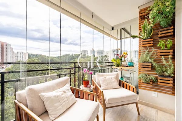 🌳 Apartamento no Bosque Tamboré – 101m² com Vista Livre e Permanente para a Mata, Andar Alto e Retrofit Recente