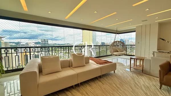 🏢 Apto Luxuoso | 313m² | 3 Suítes | Totalmente Mobiliado | Projeto Mariana Maran | 5 Vagas