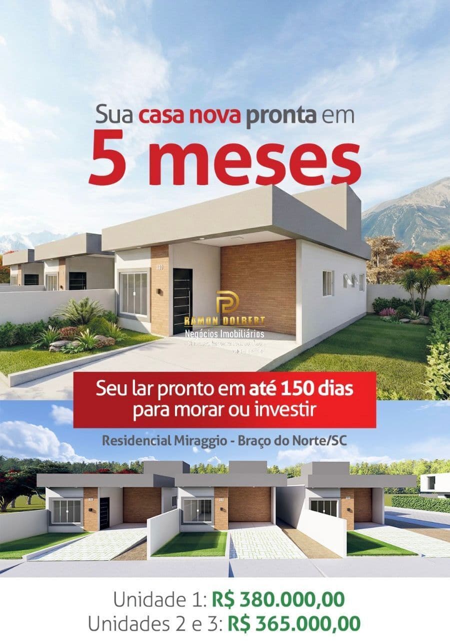 Casa em São Cristóvão, Braço do Norte/SC