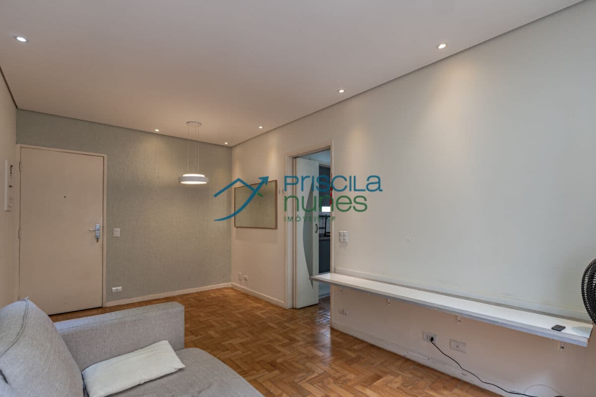 Apartamento Paraíso com 1 quarto , 38m²