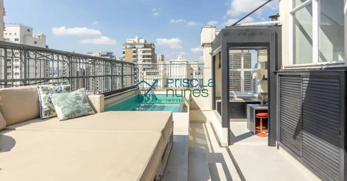 Cobertura Vila Nova Conceição com 4 quartos, sendo 4 suítes, 310m²
