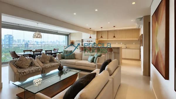 Apartamento Moema Pássaros com 3 quartos, sendo 3 suítes, 149m²