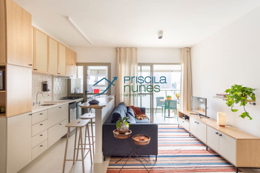 Apartamento Vila Madalena com 2 quartos, sendo 1 suíte, 70m² uteis
