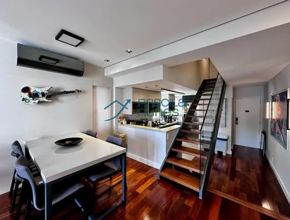 Loft Itaim Bibi com 2 quartos, sendo 1 suíte, 89m²