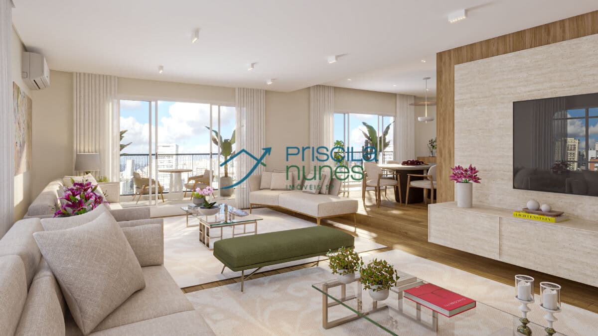Apartamento Consolação com 3 quartos, sendo 3 suítes, 245m e Vista Deslumbrante