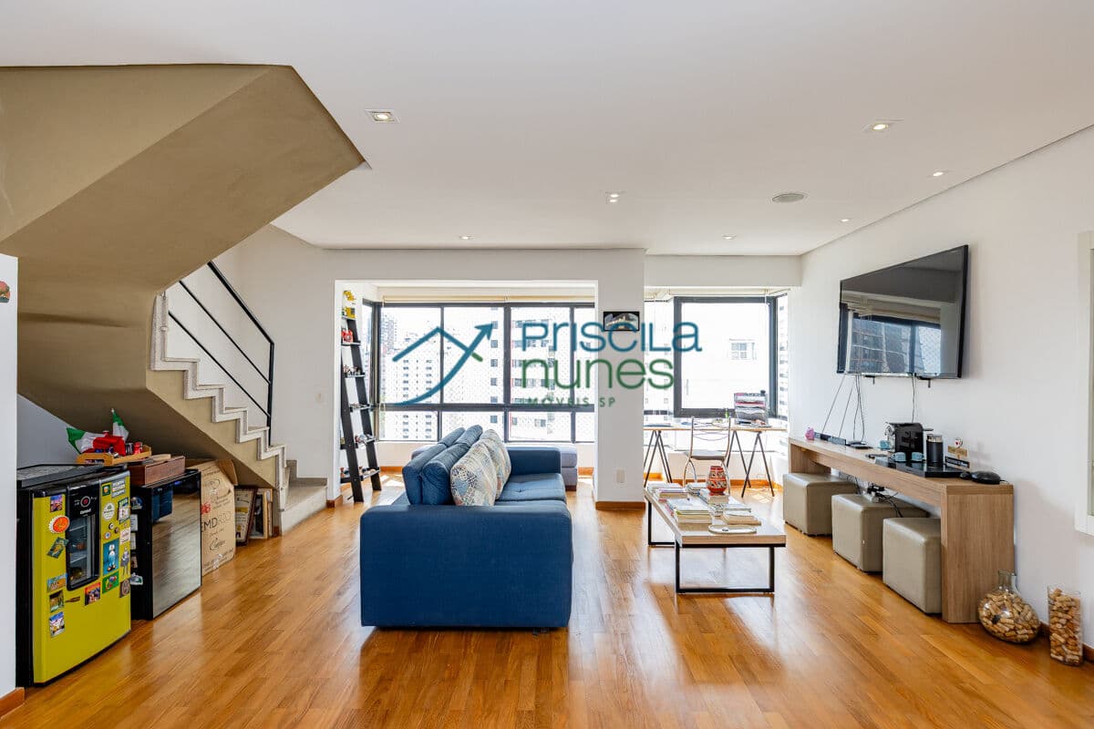 Cobertura Brooklin com 2 quartos, sendo 1 suíte , 210m²