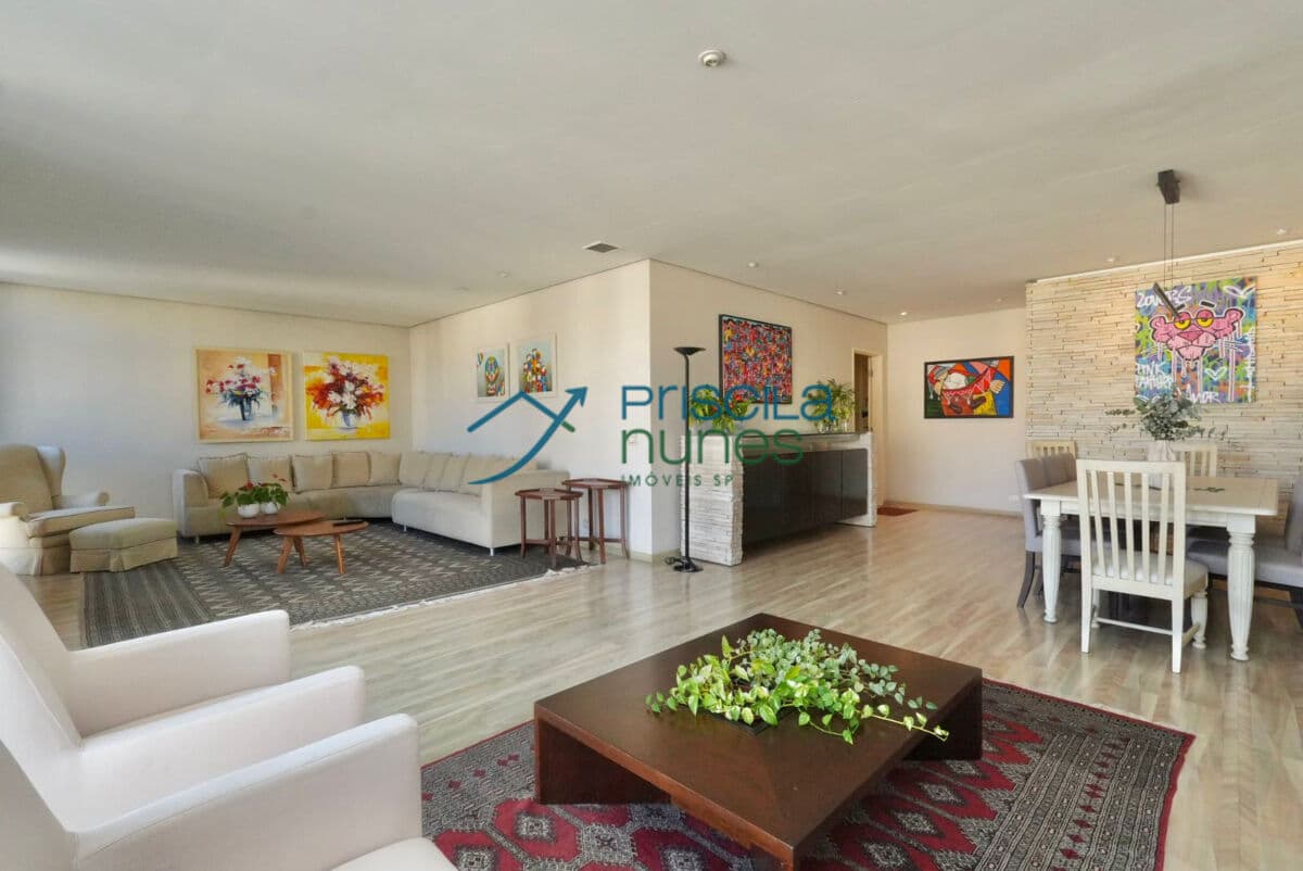 Apartamento Higienopolis com 3 quartos, sendo 1 suíte, 190m²