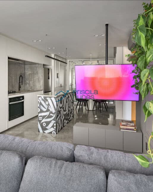Apartamento em Perdizes com 63m² 2 dormitórios sendo 1 suíte, 1 vaga e varanda