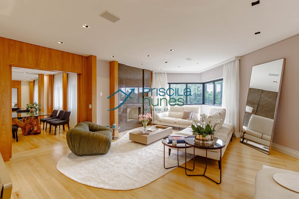 Apartamento Jardim América com 4 quartos, sendo 4 suítes, 260m²