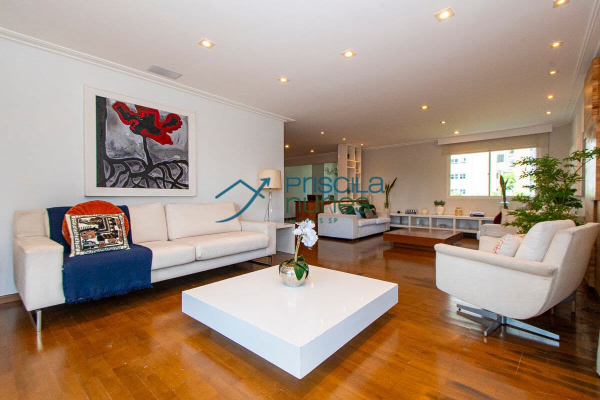 Apartamento Higienópolis com 3 quartos, sendo 3 suítes , 184m²
