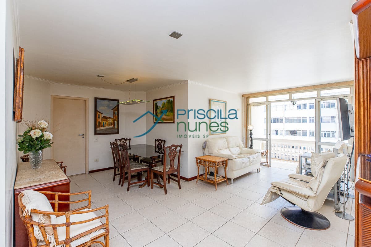 Apartamento Jardim Paulista com 3 quartos, sendo 1 suíte, 127m²