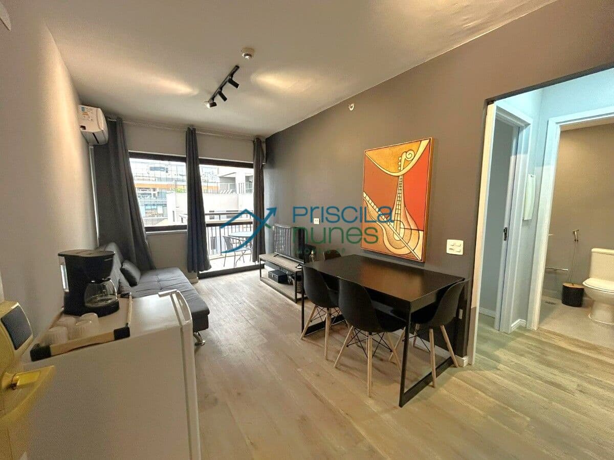 Apartamento Itaim Bibi com 1 quarto, 37m²