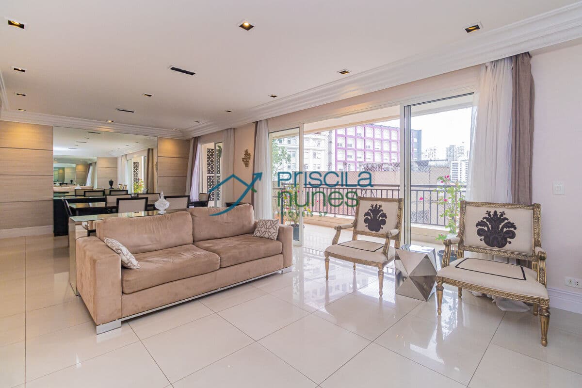 Apartamento Higienópolis com 4 quartos, sendo 2 suítes , 210m²