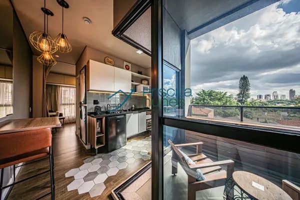 Studio Pinheiros com 1 quarto , 29m²