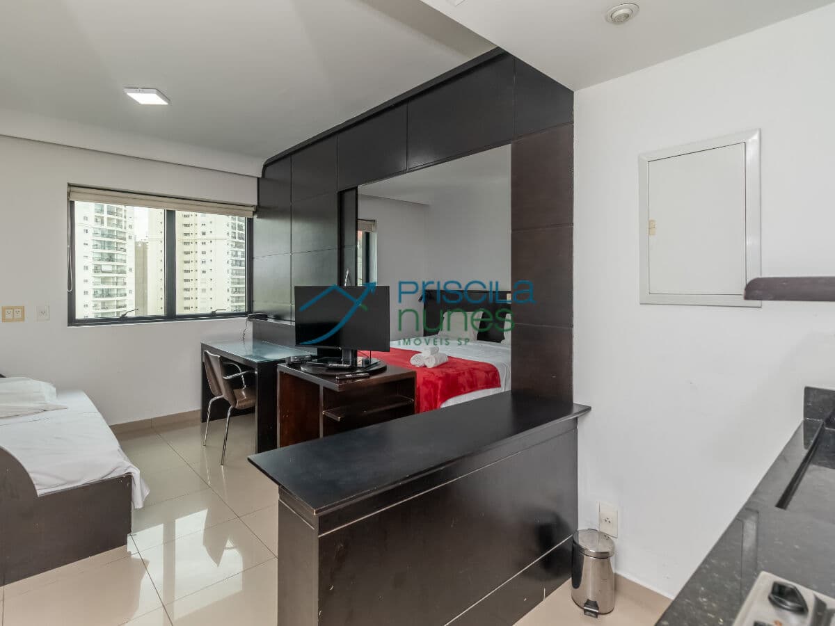 Studio Moema com 1 quarto, sendo 1 suíte , 27m²
