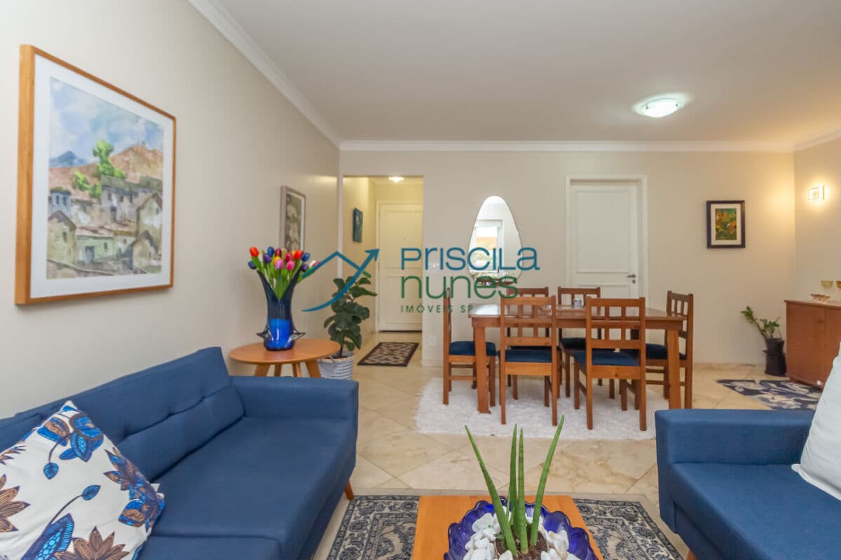 Apartamento Pinheiros com 3 quartos, sendo 1 suíte, 93m²