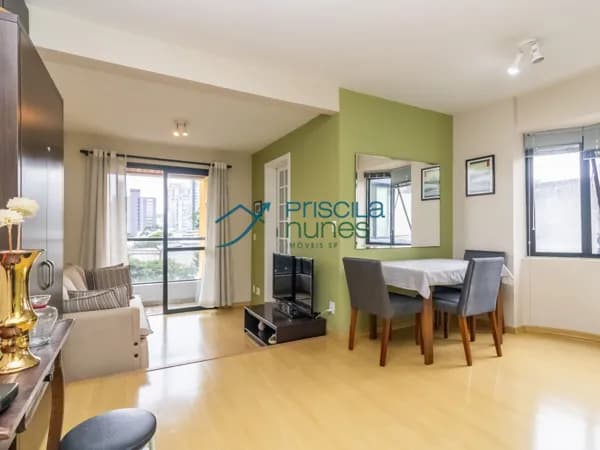Apartamento Pinheiros com 1 quarto, sendo 1 suíte , 47m²