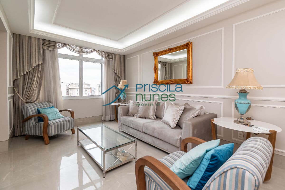 Apartamento Jardim América com 3 quartos, sendo 1 suíte, 129m²