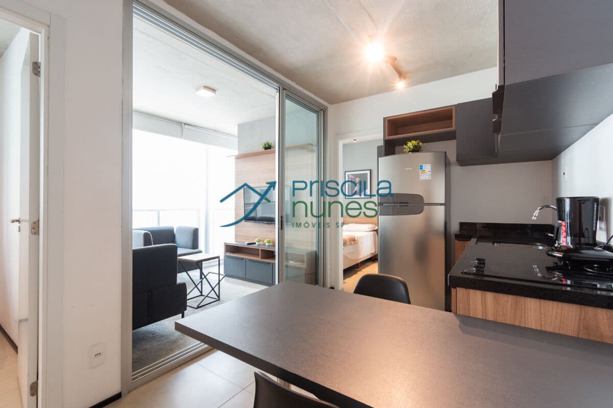 Apartamento Consolação com 2 quartos, sendo 2 suítes, 45m²