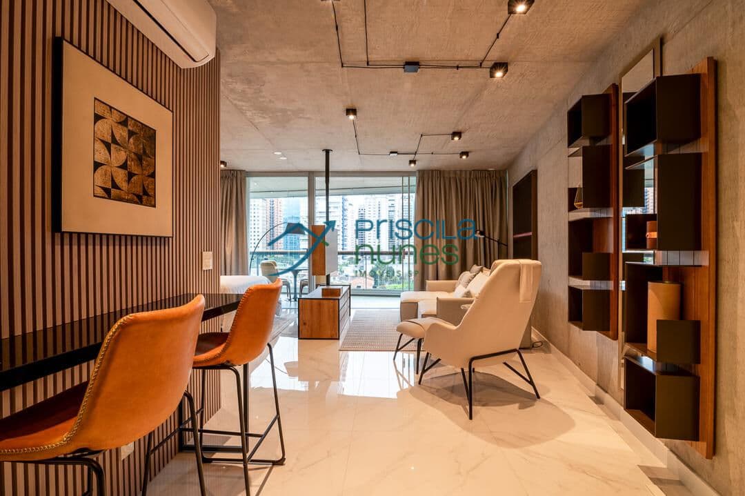 Apartamento Vila Nova Conceição com 1 quarto, 63m²