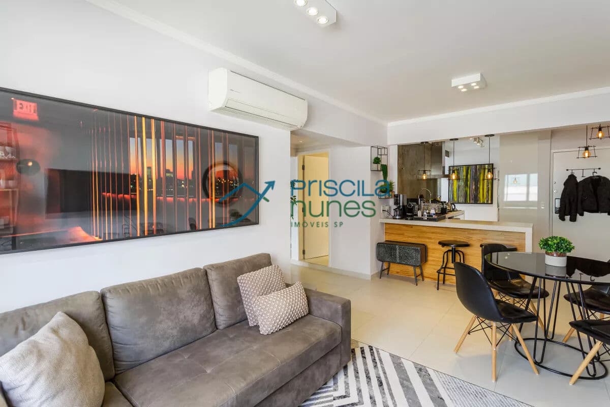 Apartamento Moema Passaros com 2 quartos, sendo 2 suítes , 75m²
