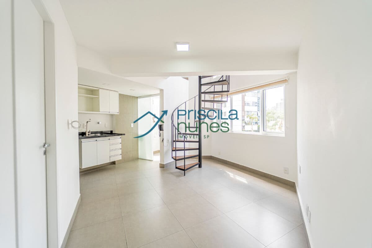 Apartamento Duplex Vila Nova Conceição com 1 quarto, sendo 1 suíte , 45m²