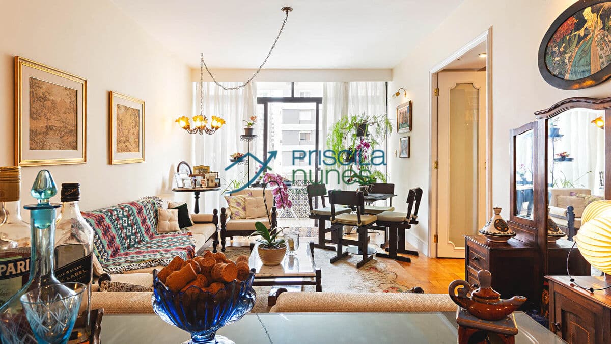 Apartamento Jardim América com 2 quartos, sendo 2 suítes, 190m²