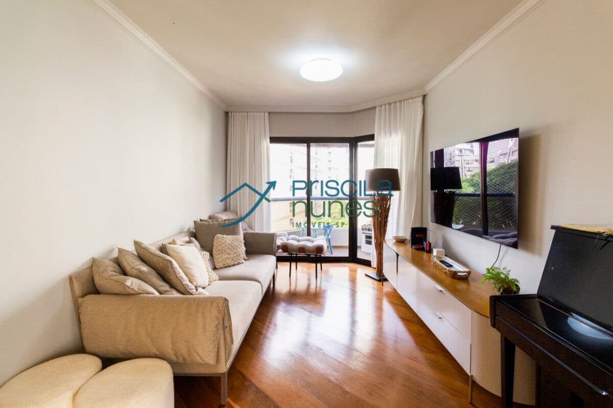 Apartamento Higienópolis com 3 quartos, sendo 1 suíte, 127m²
