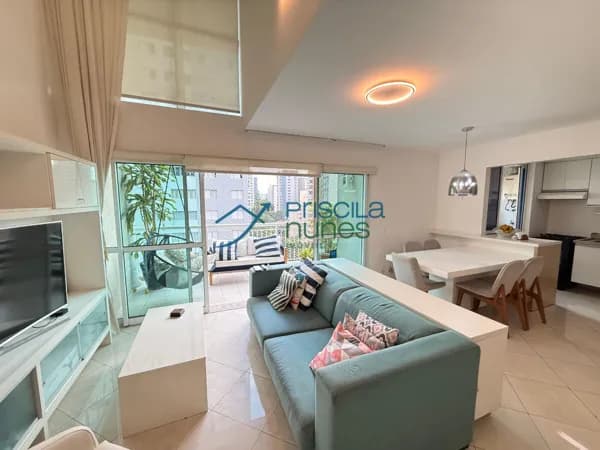 Duplex Vila Nova Conceição com 2 quartos, sendo 1 suíte, 78m²