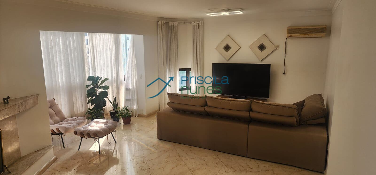 Apartamento Indianópolis com 172m² 4 dormitórios sendo 2 suítes