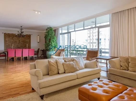 Apartamento Higienópolis com 4 quartos, sendo 2 suítes , 323m²