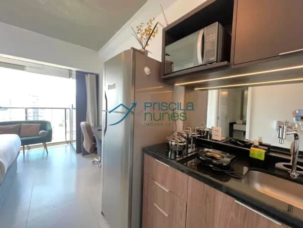 Studio em Paraíso Mobiliado com Lazer