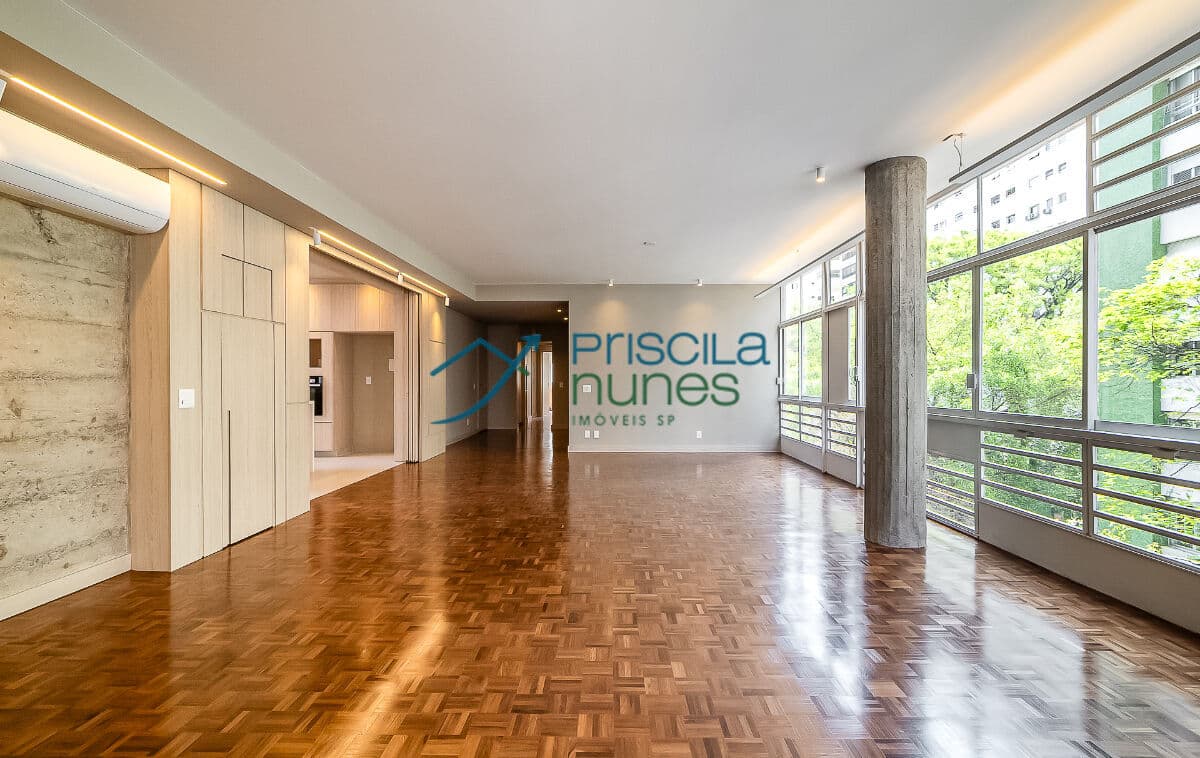 Apartamento Jardins com 3 quartos, sendo 1 suíte, 201m²