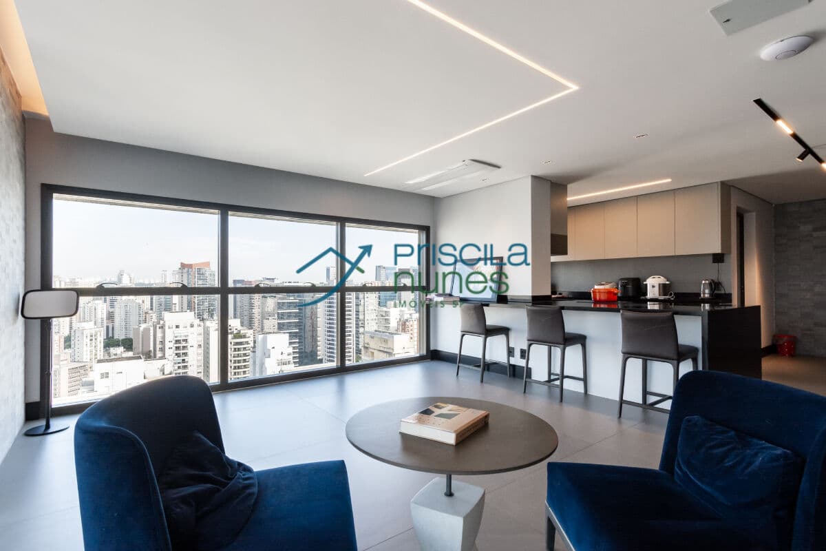 Apartamento Vila Olímpia com 2 quartos, sendo 2 suítes, 153m²