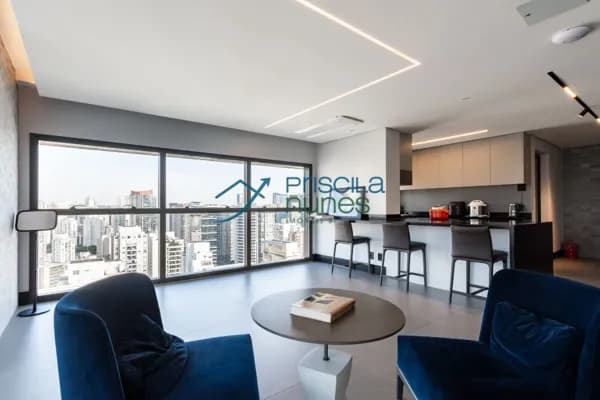 Apartamento Vila Olímpia com 2 quartos, sendo 2 suítes, 153m²
