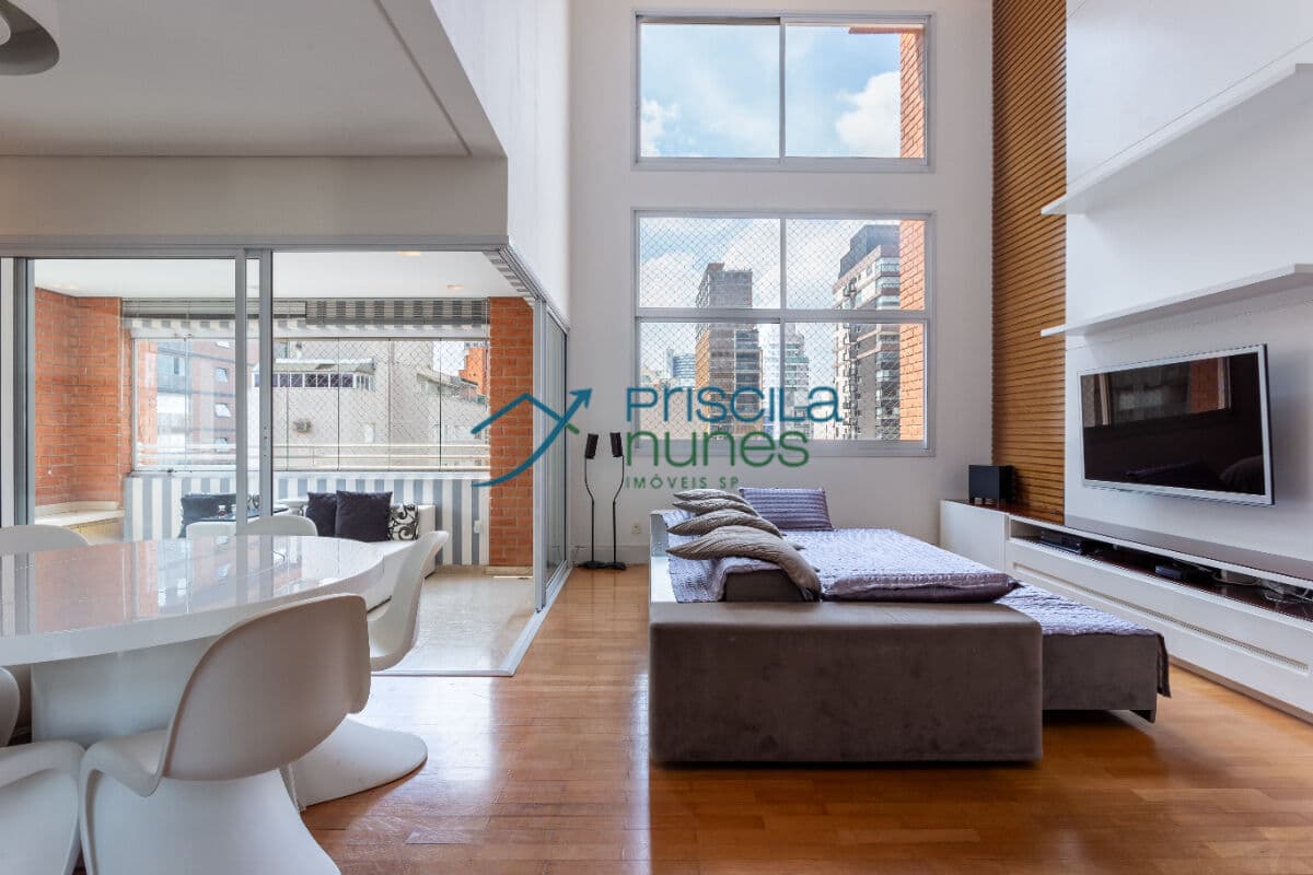Duplex Pinheiros com 3 quartos, sendo 3 suítes, 157m²