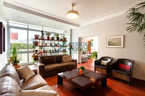 Apartamento Higienópolis com 3 quartos, sendo 2 suítes, 182m²