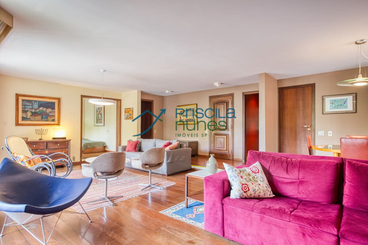 Apartamento Perdizes com 4 quartos, sendo 3 suítes, 212m²