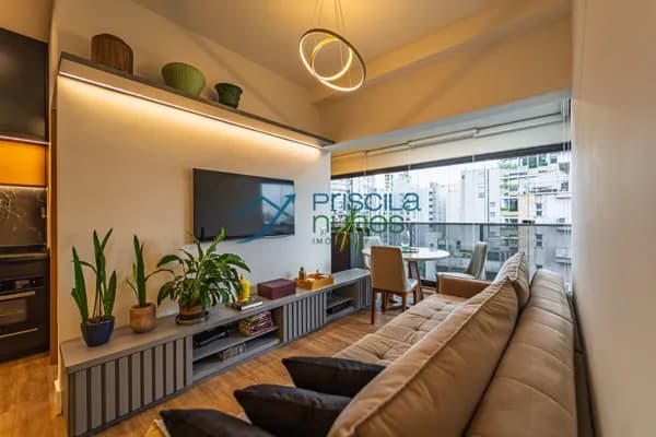 Apartamento Pinheiros com 2 quartos, sendo 1 suíte , 56m²