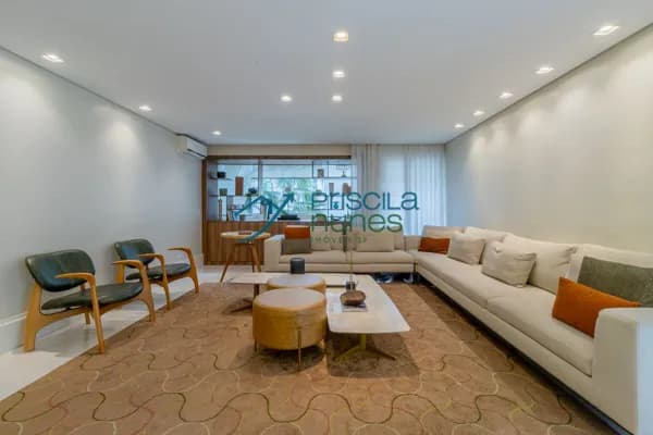 Apartamento Santa Cecília com 3 quartos, sendo 3 suítes , 198m²