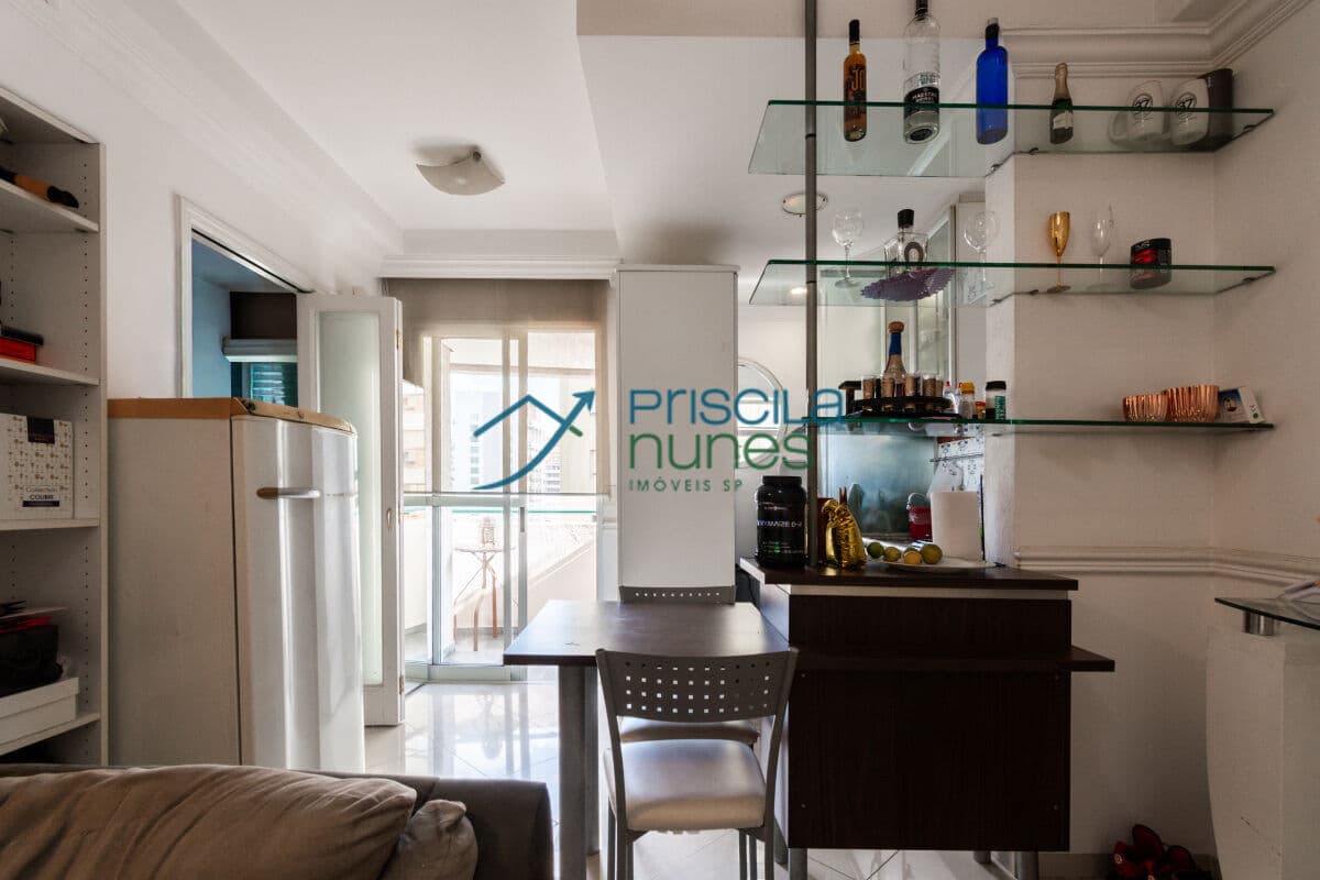 Apartamento Jardim Paulista com 1 quarto, 34m²