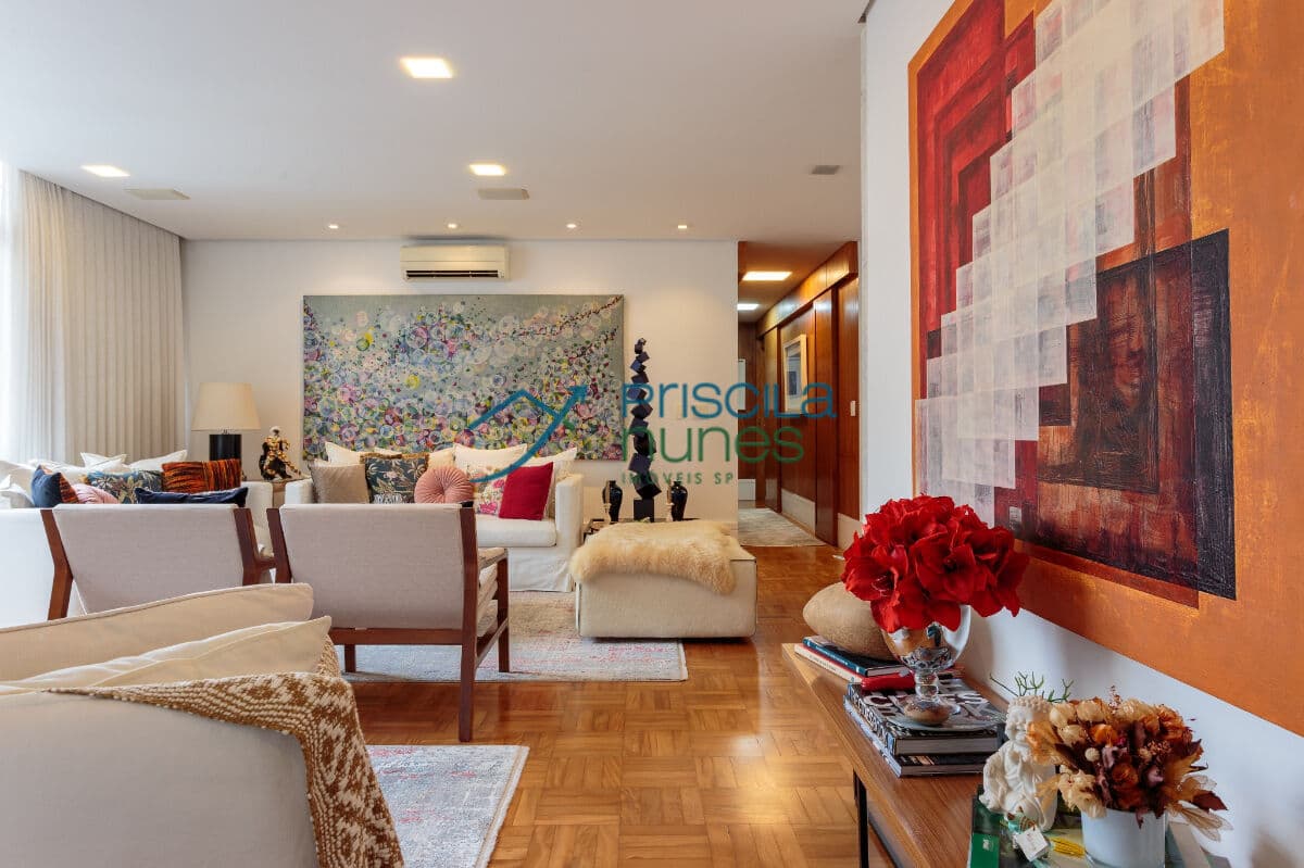 Apartamento Jardim Paulista com 3 quartos, sendo 2 suítes, 156m²