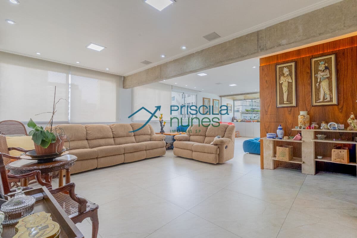 Apartamento Higienópolis com 3 quartos, sendo 1 suíte, 170m²