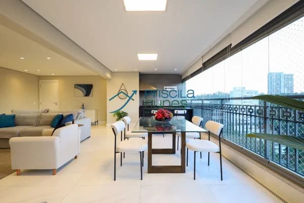 Apartamento Chácara Santo Antônio com 3 quartos, sendo 3 suítes, 137m²