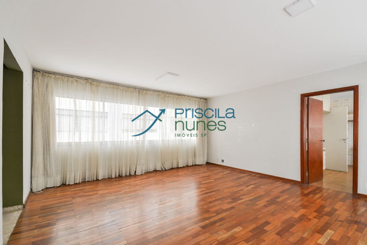 Apartamento Higienópolis com 3 quartos, sendo 1 suíte, 139m²